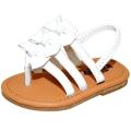 Baby Girl White Bow Fashion Crib Sandals