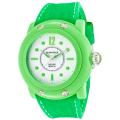 Glam Rock Women's 'Miami Beach' Neon Green Silicone Watch