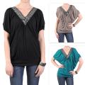 Journee Collection Women's Banded Peek-A-Boo Shoulder Tunic