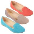 Journee Collection Women's 'Melissa-1' Round Toe Sueded Ballet Flats