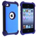 Blue/ Black Hybrid Armor Case for Apple iPod touch 4th Generation