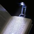 BasAcc Silver Book Reading Light with Clip