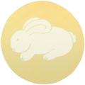 Hand-hooked Yellow Purley6001 Polyester Rug (4' Round)