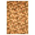 Indo Hand-knotted Tibetan Beige/ Brown Wool Rug (3'7 x 5'6)