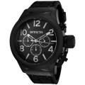 Invicta Men's 'Corduba' Black Polyurethane Watch