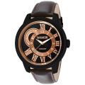 Lancaster Italy Men's 'Non Plus Ultra/Classic' Brown Calf Leather Watch