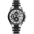Jacques Lemans Men's 'Liverpool' SS/ Black High-Tech Ceramic Watch
