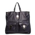Mulberry Tillie Navy Leather Tote Bag