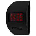 Invicta 'Specialty' Black Silicone Cuff Watch