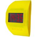 Invicta 'Specialty' Yellow Silicone Cuff Watch