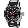 Invicta Men's 'Aviator' Black Polyurethane Watch