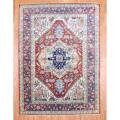Indo Hand-knotted Serapi Rust Wool Rug (9'11 x 13'9)