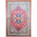 Indo Hand-knotted Serapi Rust/ Ivory Wool Rug (11'10 x 17'7)