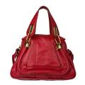 Chloe 'Paraty" Small Red Leather Satchel