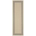 Poolside Grey/ Cream Indoor Outdoor Rug (2'4 x 6'7)