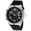 Lancaster Italy Men's 'Trendy/Status Symbol' Black Silicone Watch