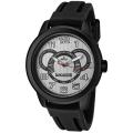 Lancaster Italy Men's 'Non Plus Ultra/Sport' Black Silicone Watch