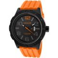 Lancaster Italy Men's 'Trendy/Status Symbol' Orange Silicone Watch