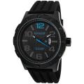 Lancaster Italy Men's 'Trendy/Status Symbol' Black Silicone Watch