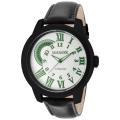 Lancaster Italy Men's 'Non Plus Ultra/Classic' Black Calf Leather Watch