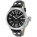 Lancaster Italy Men's Black Calf Leather Watch