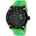 Lancaster Italy Men's 'Trendy/Top-Up Time' Green Silicone Watch