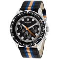 Lancaster Italy Men's Black Nylon Watch