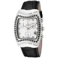 Lucien Piccard Women's Black Genuine Leather Watch