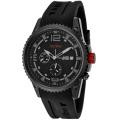 Red Line Men's 'Boost' Black Silicone Watch