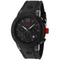 Red Line Men's 'Mission' Black Silicone Watch