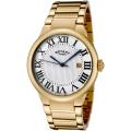 Rotary Men's 'Savannah' Almond Ion-Plated Stainless Steel Watch