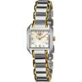 Tissot Women's 'T Wave' White Mother Of Pearl Quartz Steel Watch