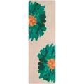 Hand-tufted White Bostor New Zealand Wool Rug (2'6 x 8')