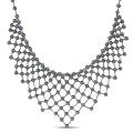 Sterling Silver Peacock FW Pearl 20-inch Necklace (5-5.5 mm)