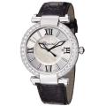Chopard Women's 'Imperiale' Diamond Dial Leather Strap Watch