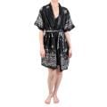 Hailey Jeans Co. Women's 2-piece Satin Robe/ Chemise Set