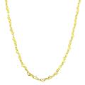 14k Yellow Gold Spiral Heart Necklace