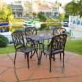 Dunbar 5-piece Cast Aluminum Outdoor Dining Set