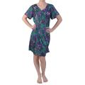 Journee Collection Women's Tropical Print Knee Length House Dress