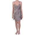 Hailey Jeans Co. Women's Large Polka-dot Print Satin Chemise Nightie