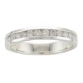 Sterling Silver 3/8ct TDW Diamond Channel-set Wedding Band (H-I, I2)