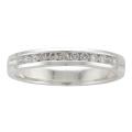 Sterling Silver 1/5ct TDW Diamond Channel-set Wedding Band (H-I, I2)