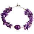 Amethyst 2-Strand Bracelet (Thailand)