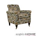 angelo:HOME Harlow Vintage Tapestry Blue Chair