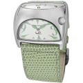 Lucien Piccard Women's 'Junior Stratosphere' Light Green Leather Watch