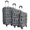 World Traveler Designer Prints Damask 3-piece Lightweight Hardside Spinner Luggage Set