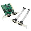 SYBA PCI to 4x DB-9 Serial (RS-232) Port Controller Card