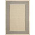 Poolside Grey/ Cream Indoor Outdoor Rug (2' x 3'7)