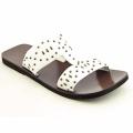 White Mountain Women's Campa II White Sandals & Flip Flops (Size 8)