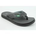 Sanuk Men's Fault Line Black Sandals